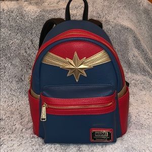 Marvel Captain Marvel Loungefly Mini Backpack